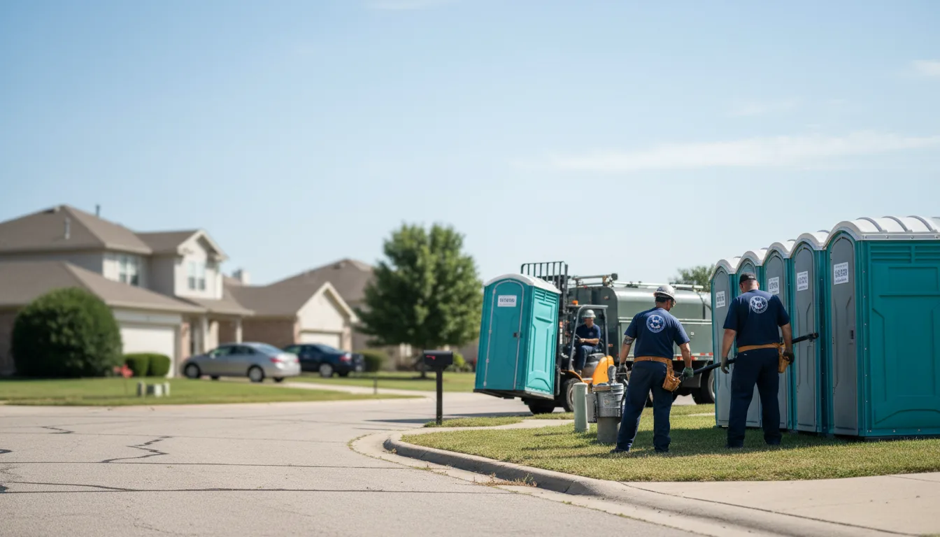 Porta Potty Rental in Morris, IL near me